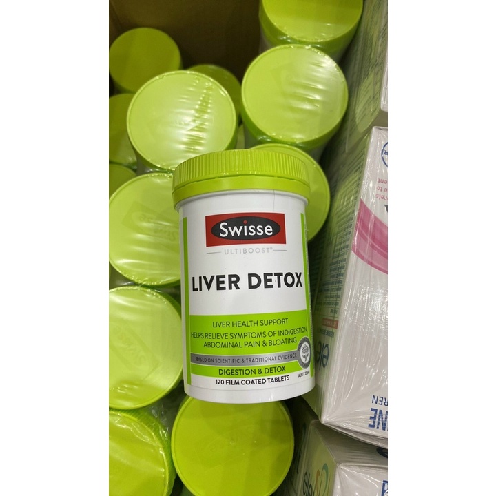 Thải độc gan Liver detox Swisse 120 Viên ( Đủ Bill )
