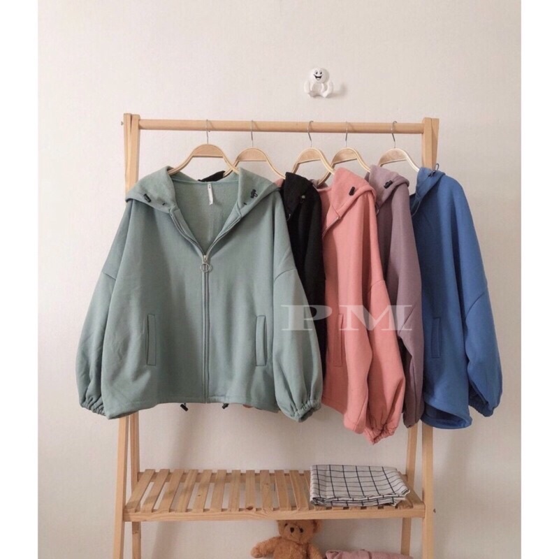 ÁO NỈ KHOÁ TRÒN TAY BOM | BigBuy360 - bigbuy360.vn