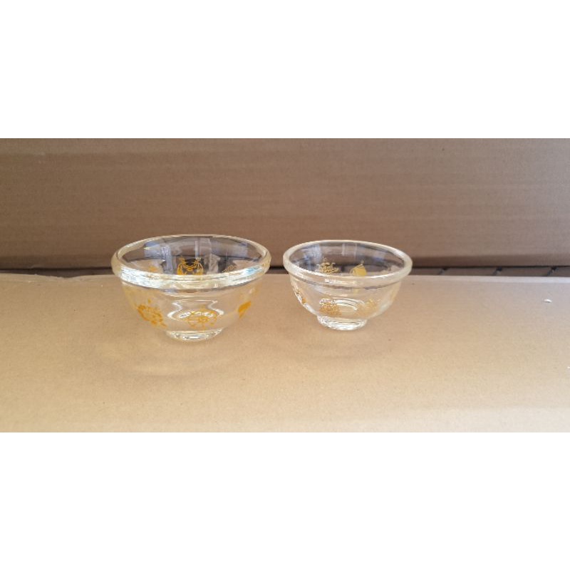 Chén cúng dường nước, cốc nước pha lê 8 cát tường, bát bảo