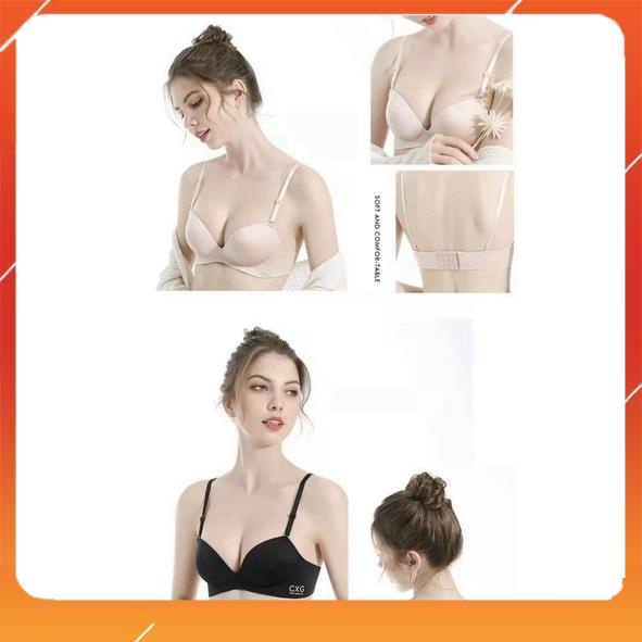 [Hàng mới về] Áo lót nữ su đúc không gọng nâng ngực họa tiết ô vuông nhí, chip A5049