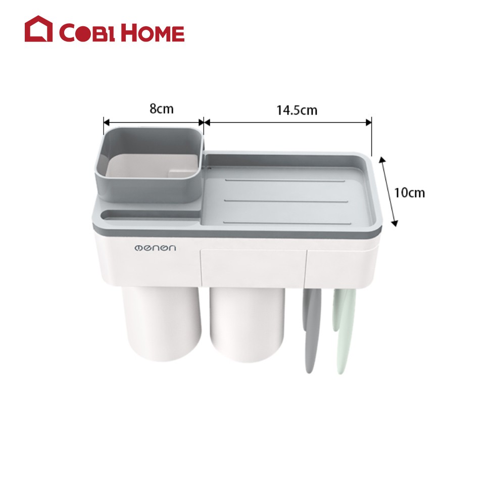 Kệ để đồ nhà tắm hút chân không và  miếng dán tường - FUNSHOP - Cobi Home