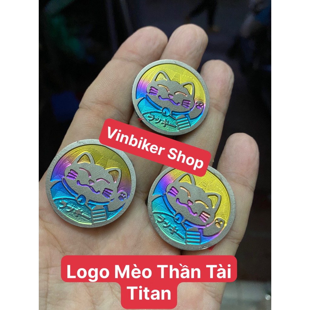 Logo Mèo Thần Tài Titan Đem Lại May Mắn &lt; Giá 1 Chiếc&gt;