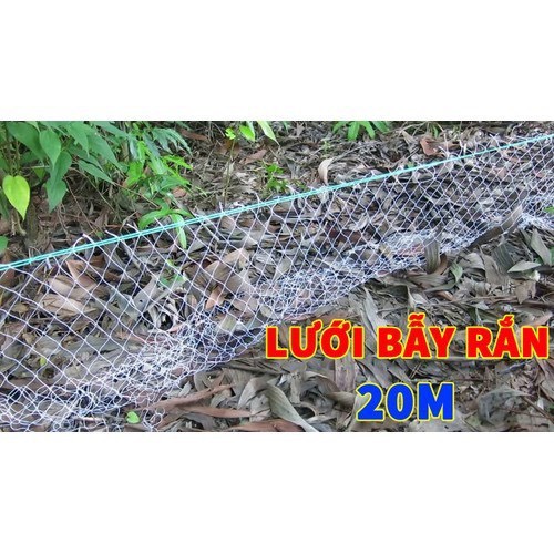 Lưới Bẫy Rắn cao cấp Nghệ Nhân gia công , sợi 18 , 5 phân , mắt lưới dù , chất liệu nhập khẩu Thái Lan , không xô lệch