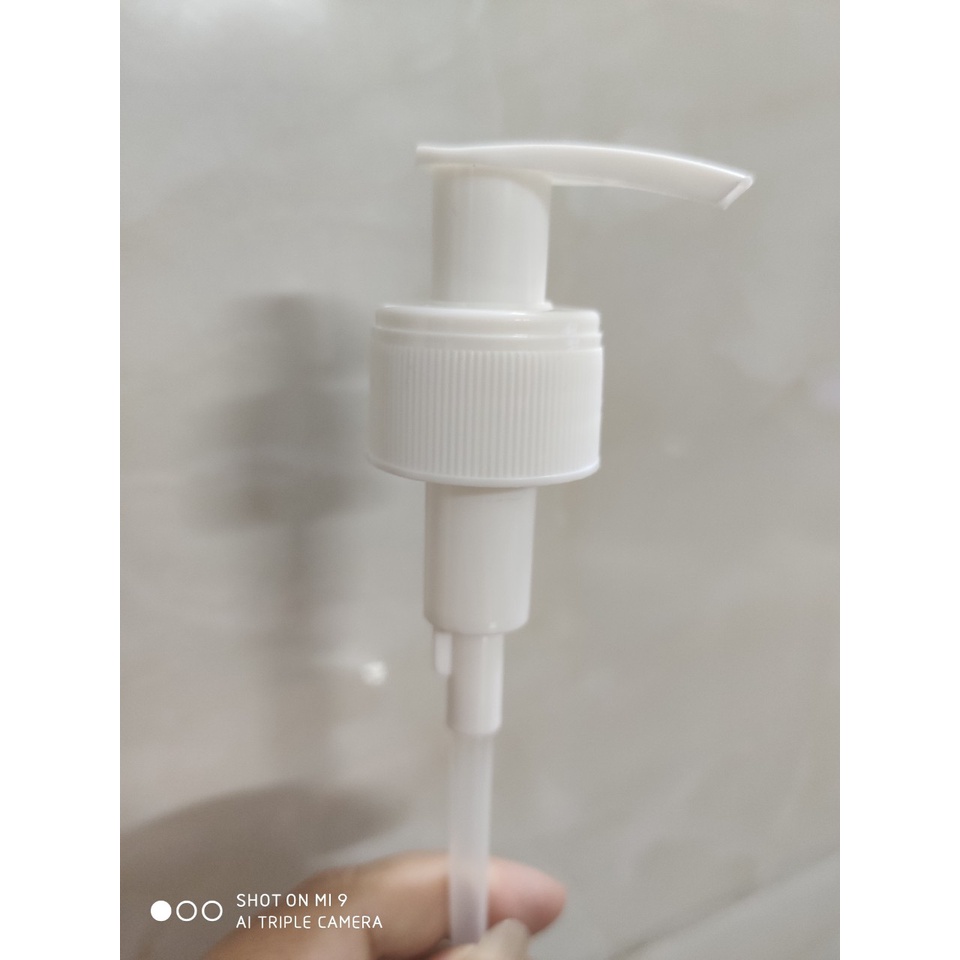 Vòi nhấn, đầu ấn fi28 cho chai 500ml và 1000ml, hàng có sẵn