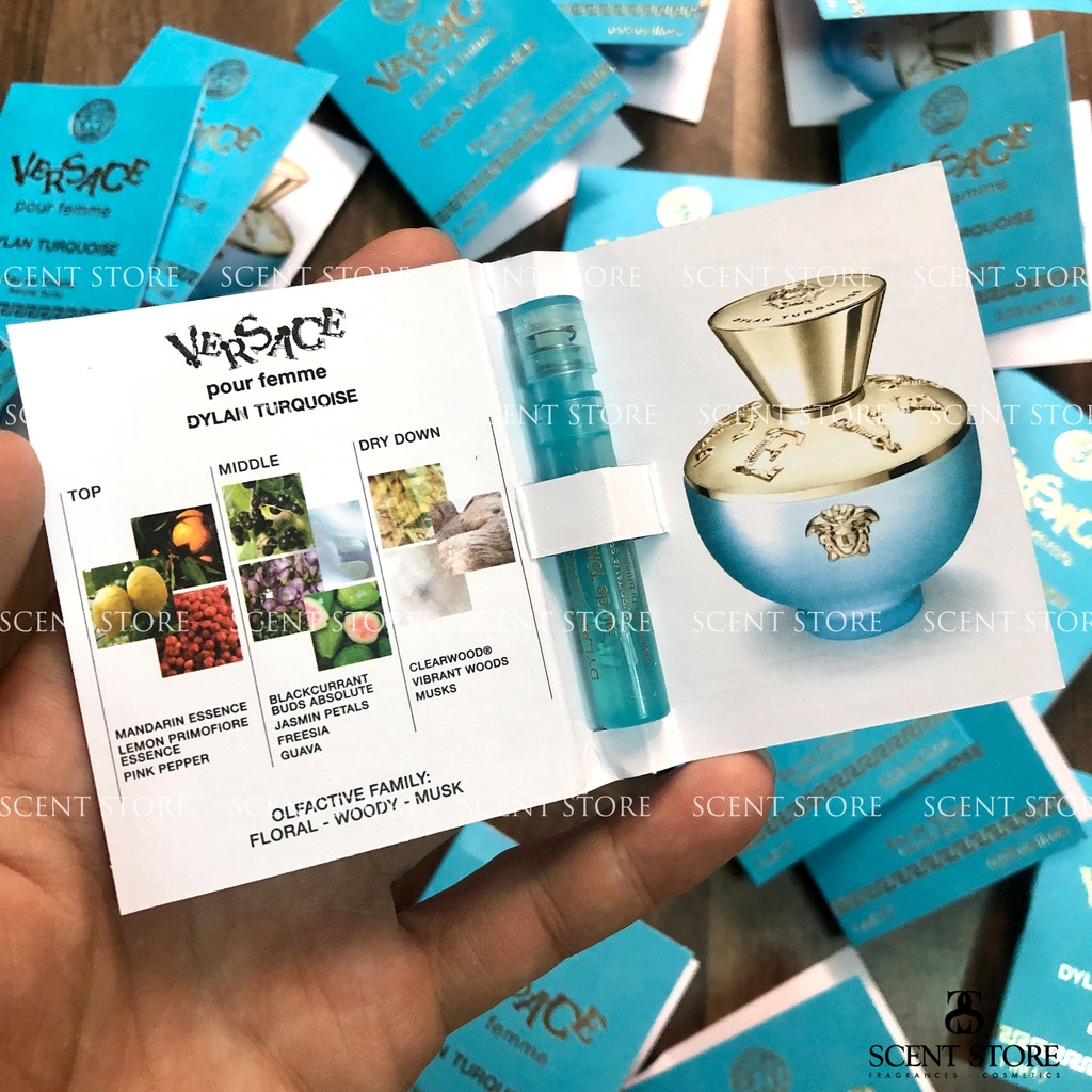Scentstorevn - Vial chính hãng nước hoa Versace Pour Femme Dylan Turquoise [1ml]