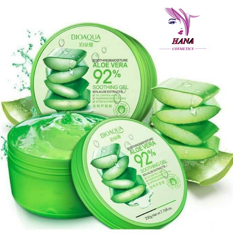 Gel Nha Đam Dưỡng Ẩm 98%💕𝑭𝒓𝒆𝒆𝒔𝒉𝒊𝒑💕 Gel Lô hội Aloe Vera Hydrogel Dưỡng Da Cấp Ẩm của Images 220g