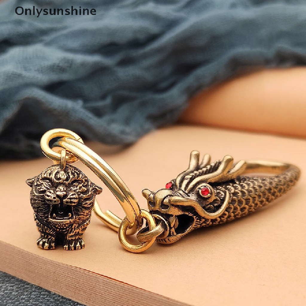 &lt; Onlysunshine &gt; Móc Khóa DIY Bằng Đồng Thau