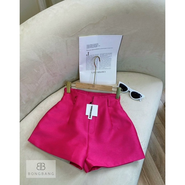 Quần short vải bóng có size, chất vải dày dặn