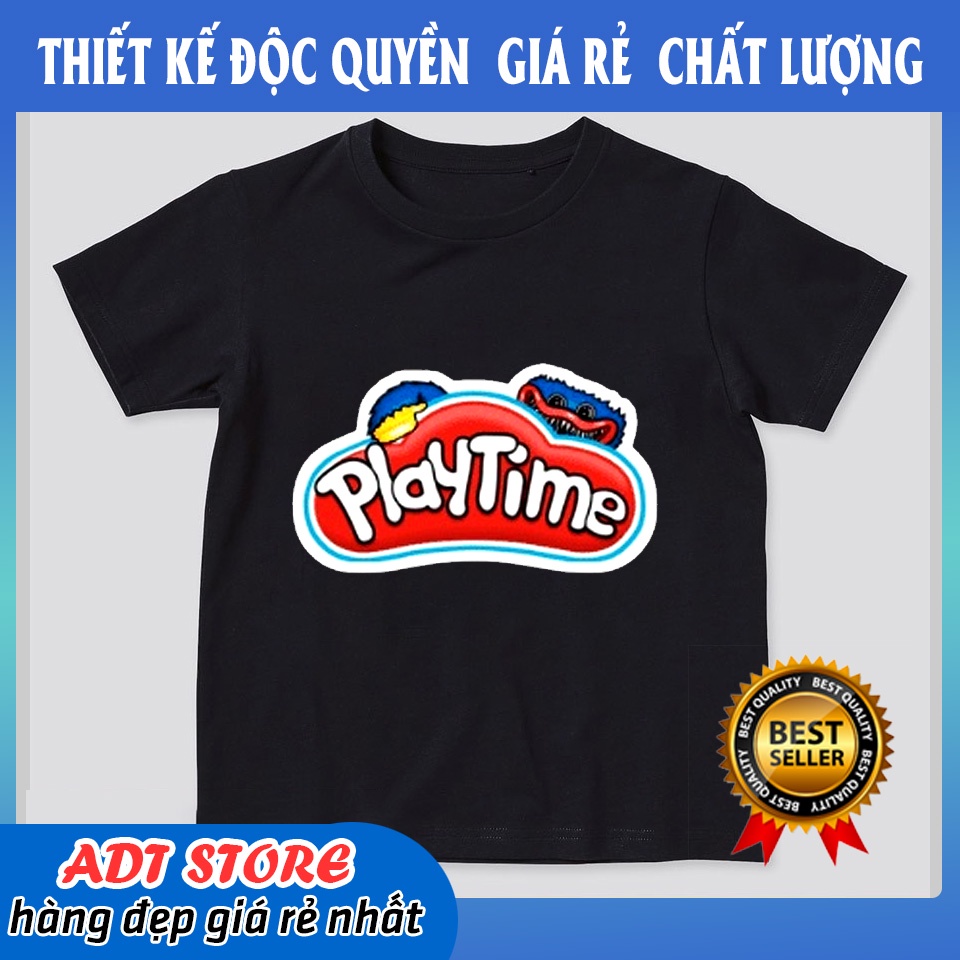 Áo thun trẻ em in hình game poppy playtime búp bê huggy wuggy độc đẹp cực chất