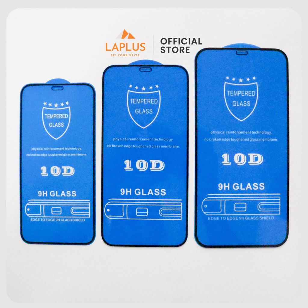 Kính Cường Lực 10D Ip Full Bóng Chống Bụi - Cảm Biến Nhạy - Dành Cho Đủ Các Dòng IP