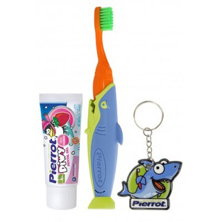 Bộ kit chăm sóc răng miệng trẻ em Cá Mập PIERROT PIER3351