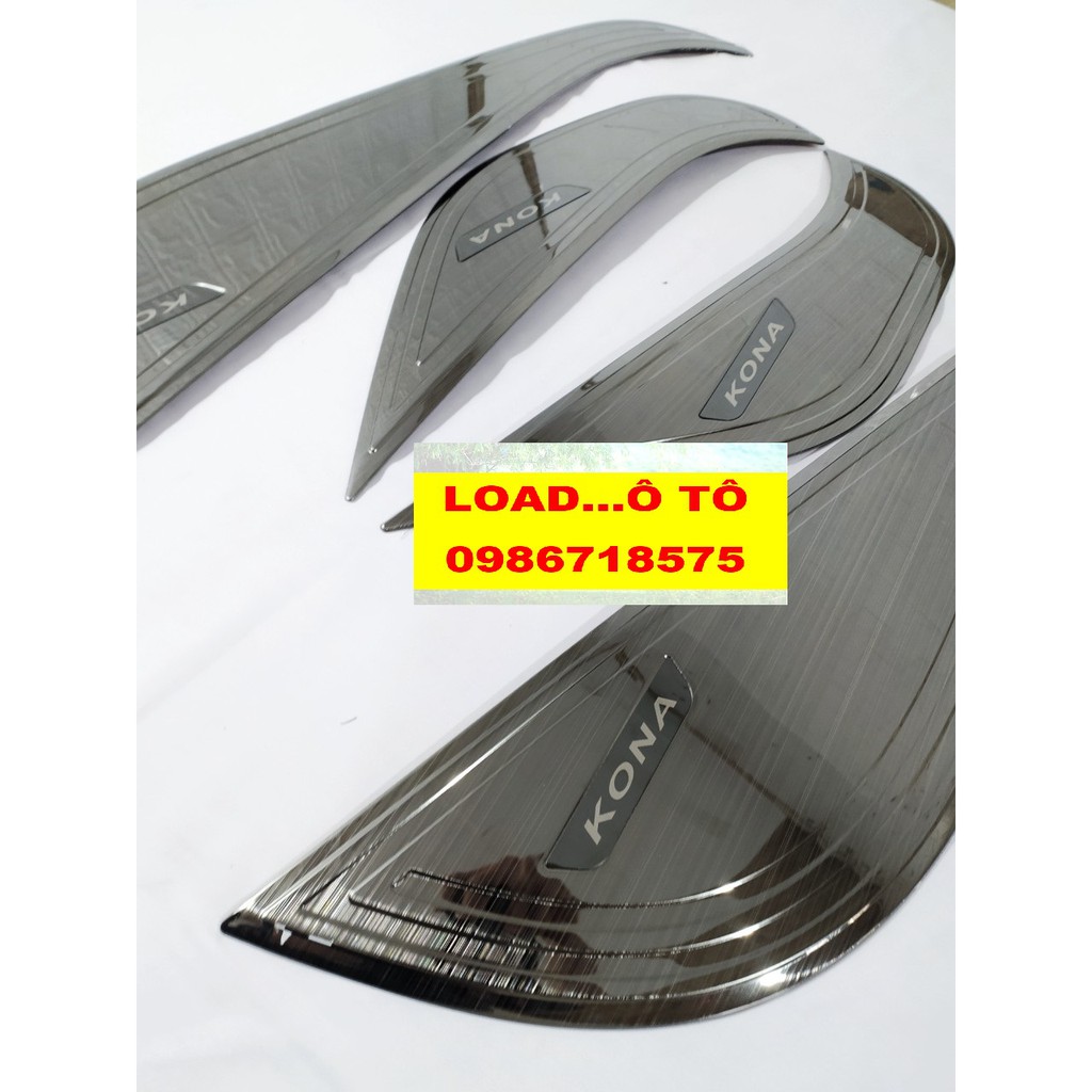Tapbi Cánh Cửa, Màng Loa xe Huyndai Kona 2022-2018 Mẫu Vân Titan Cao Cấp, Bộ ốp Titan chống trầy xước Tapli