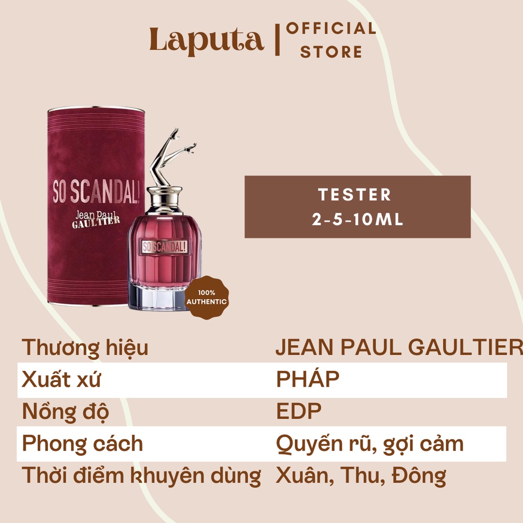 Nước Hoa Nữ So Scandal EDP ngọt ngào, quyến rũ