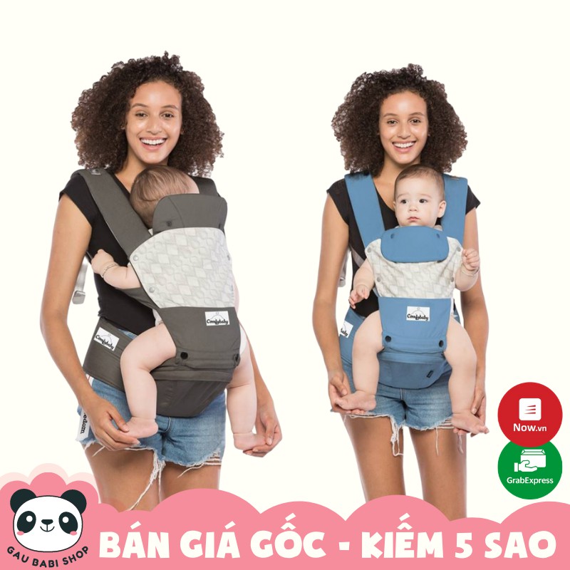 FREE SHIP !!! Địu ngồi cao cấp siêu mềm 4 tư thế Comfybaby HC003