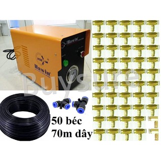 Bộ Phun Sương 50 béc+70m dây+T nối+ máy 2106 cao cấp HAWIN buysure