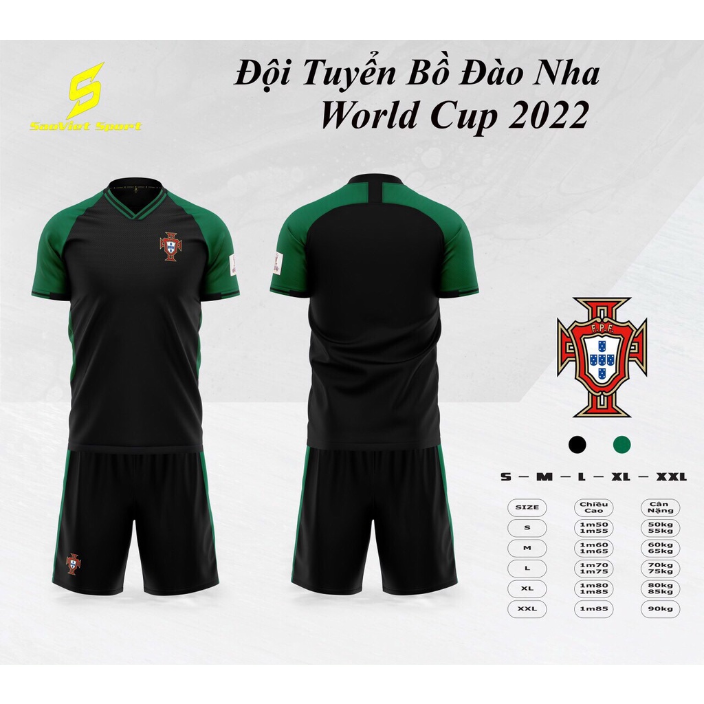 Áo đá bóng, đồ đá banh, quần áo bóng đá, áo Đội tuyển 2022 - Chất thun lạnh cao cấp, bền