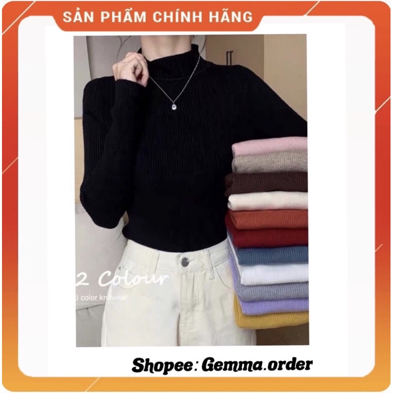 ÁO LEN TĂM CỔ 3 PHÂN CHẤT LEN MỊN KHÔNG XÙ HÀNG CHUẨN QUẢNG CHÂU