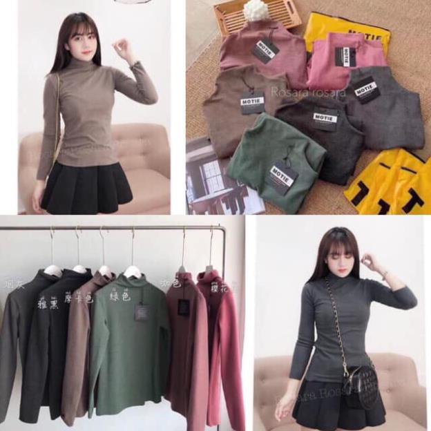 [FREESHIP] Áo Giữ Nhiệt Cao Cổ MOTIE Chất Đẹp
