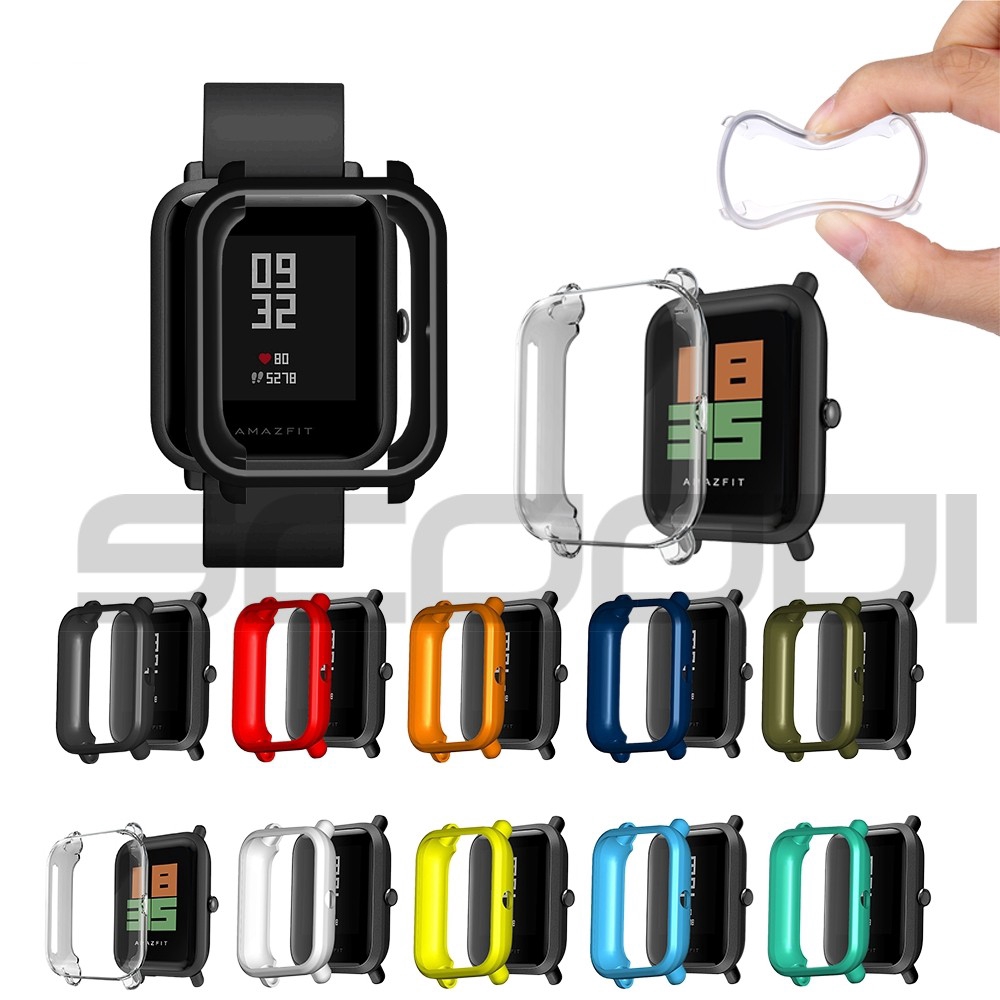 Ốp silicon mềm cho đồng hồ thông minh Huami Amazfit Bip Lite 1S/ U/ U Pro