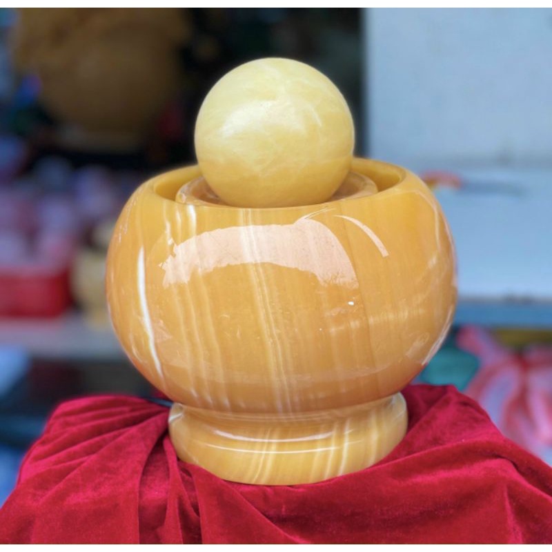 Phong Thủy Luân Đá Ngọc Hoàng Long Nguyên khối