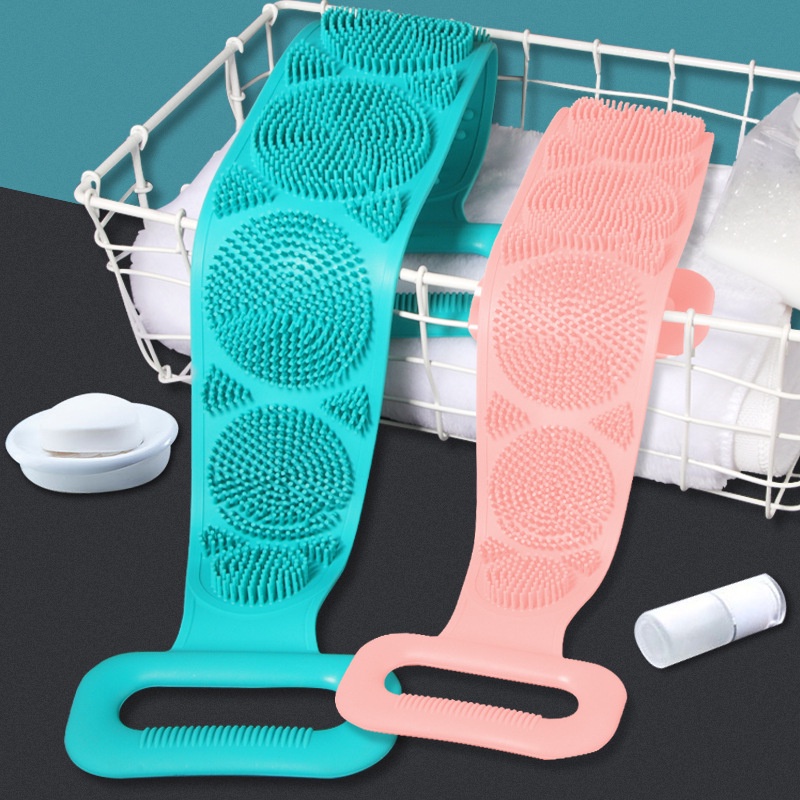 Dây Chà Lưng Khi Tắm Rửa, Dây Cọ Lưng Bằng Silicone Gai Giúp Massage Toàn Cơ Thể 1 Cách Dễ Dàng GIA DỤNG KAIA-STORE