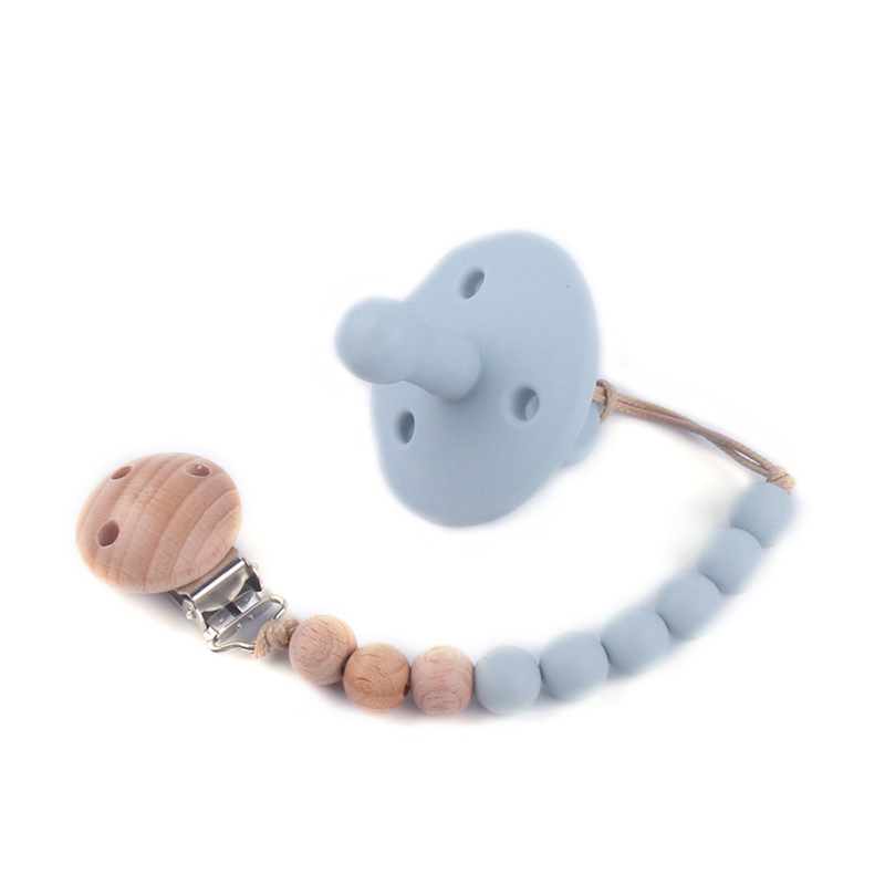 Đồ Chơi Thanh Vải Kẹp Núm Vú Giả Cho Bé Sơ Sinh Gặm Nướu 6-12 Tháng Tuổi