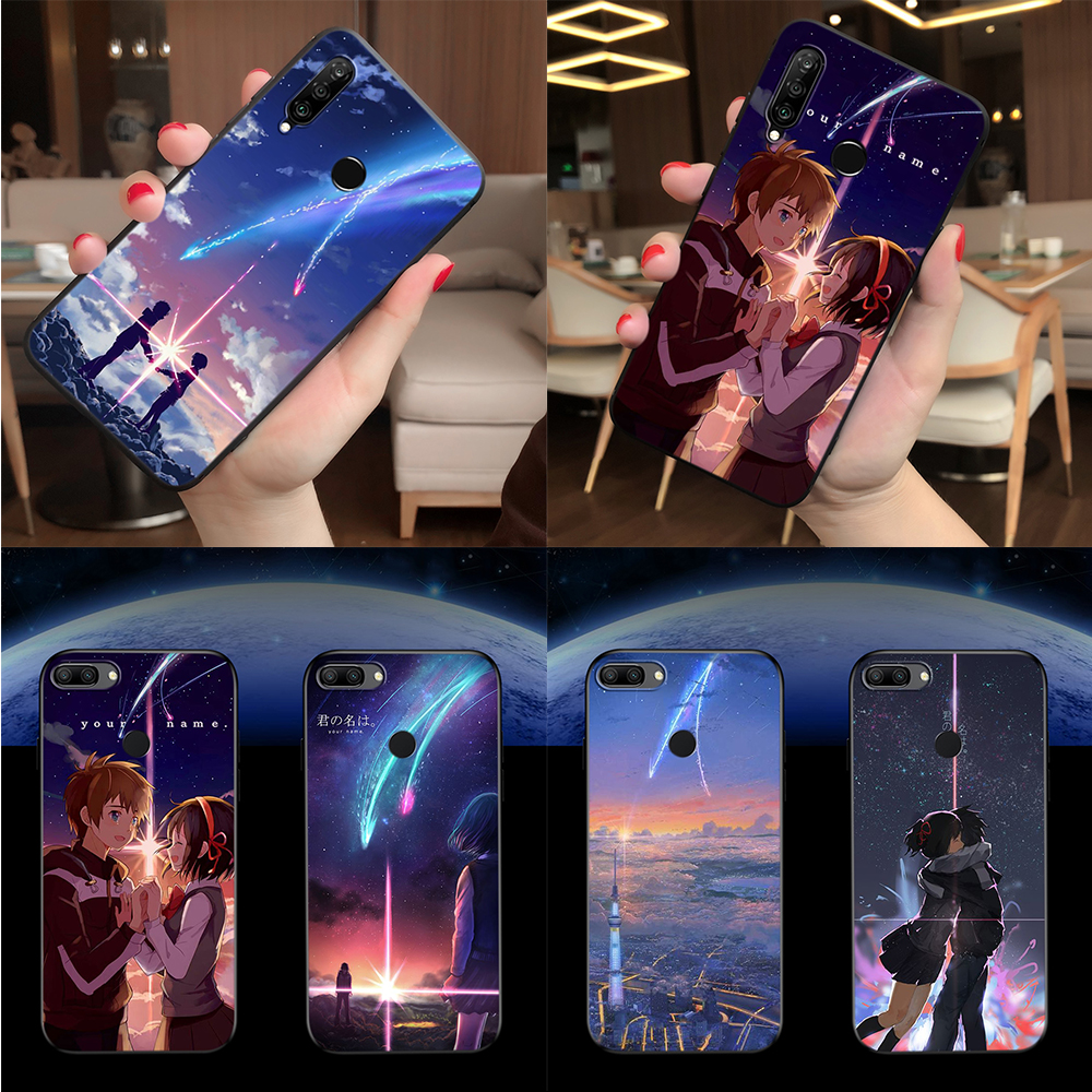 Ốp Lưng Silicone Tpu Mềm In Hình Phim Anime Your Name Cho Huawei Nova Lite Smart 6 7 Pro 7se P Smart Z P9 Lite Smart