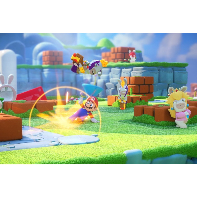 Đĩa game nintendo switch: Mario + Rabbids Kingdom Battle - new seal