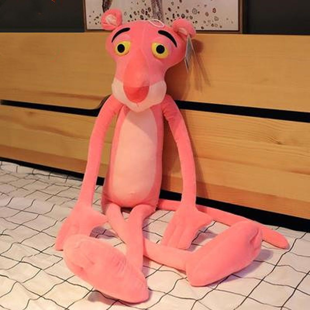 Thú nhồi bông hình chú báo hồng mềm mại đáng yêu cho bé 60cm