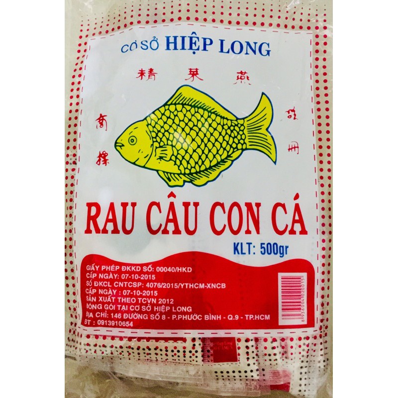 Bột rau câu con cá giòn Hiệp Long gói