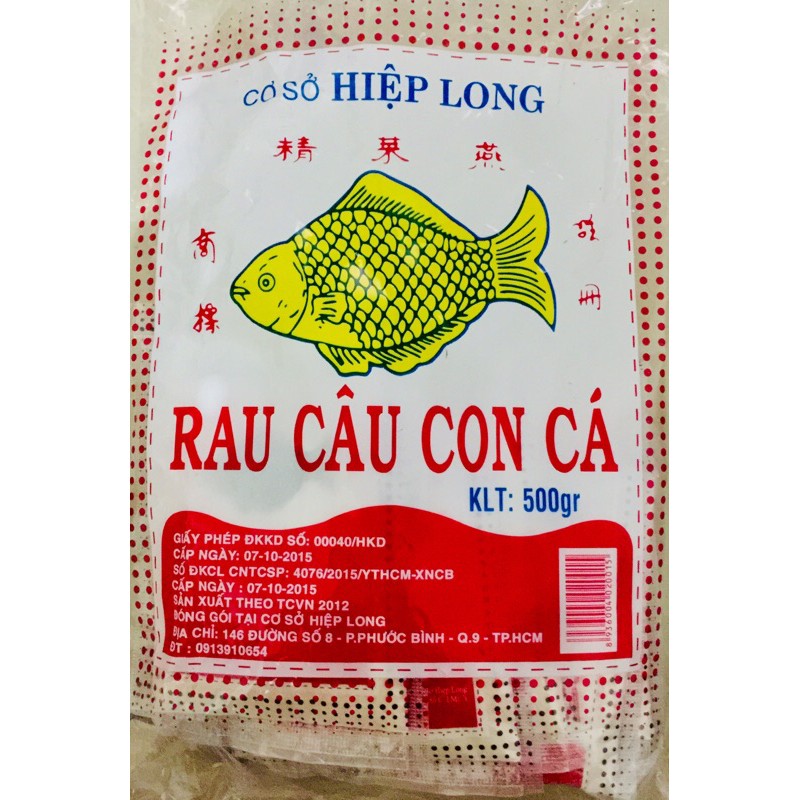 Bột rau câu con cá giòn gói (25g)