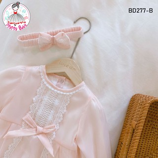 Body voan hồng băng đô (SALE)