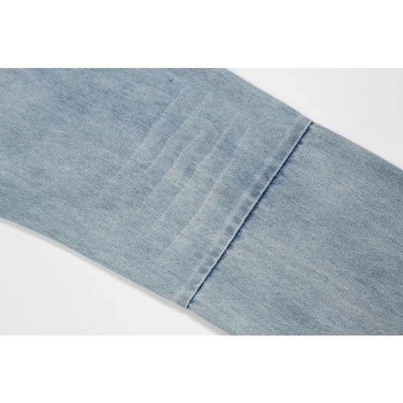 Quần jeans Fear Of God distrassed blue denim jeans