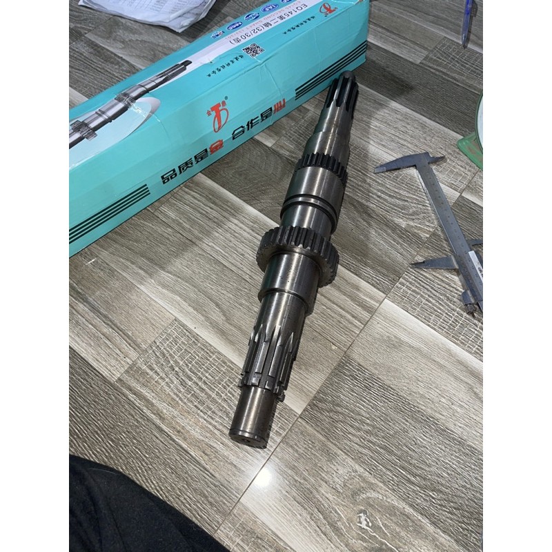 Sản phẩm gia đình làm: combo 5 Trục tầng trên 145 xe 3,5 đến 6 tấn ben 30/32 then 2 đầu 10 then Dài 49.5cm