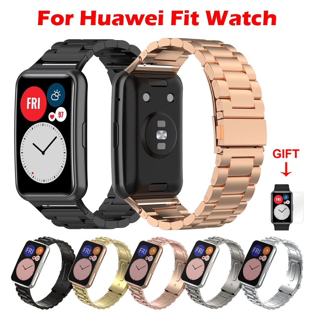 Dây Đeo Inox Cho Đồng Hồ Thông Minh Huawei Watch Fit