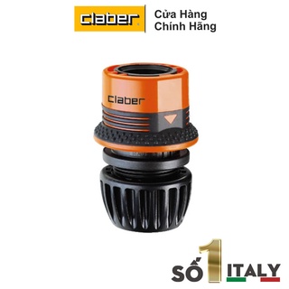 Khớp Nối Nhanh Đa Năng [Made In Italy] Claber 8542, nhựa ABS, nối 2 cỡ ống 12-14mm với vòi tưới cây