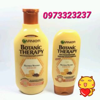  Cặp dầu gội và dầu xả Garnier Botanic Therapy chiết xuất sáp ong và sữa ong chúa