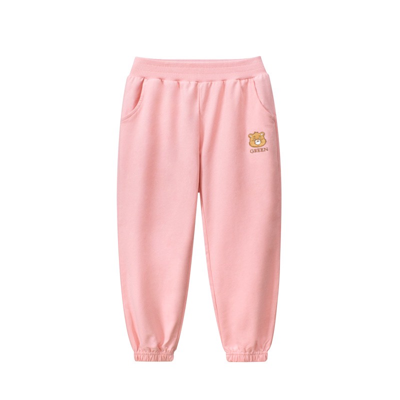Quần thun bé gái Kotokids Home quần dài chất cotton cho bé gái xinh xắn dễ thương (HK557)