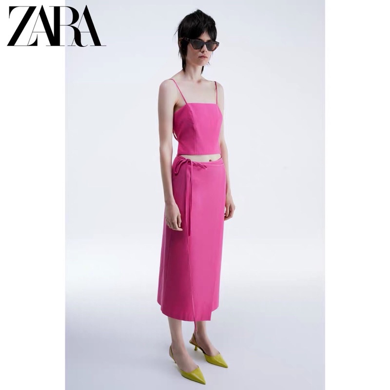 GIÀY CAO GÓT ZARA HỞ GÓT ĐẾ AIRFIT MÀU XANH LÁ