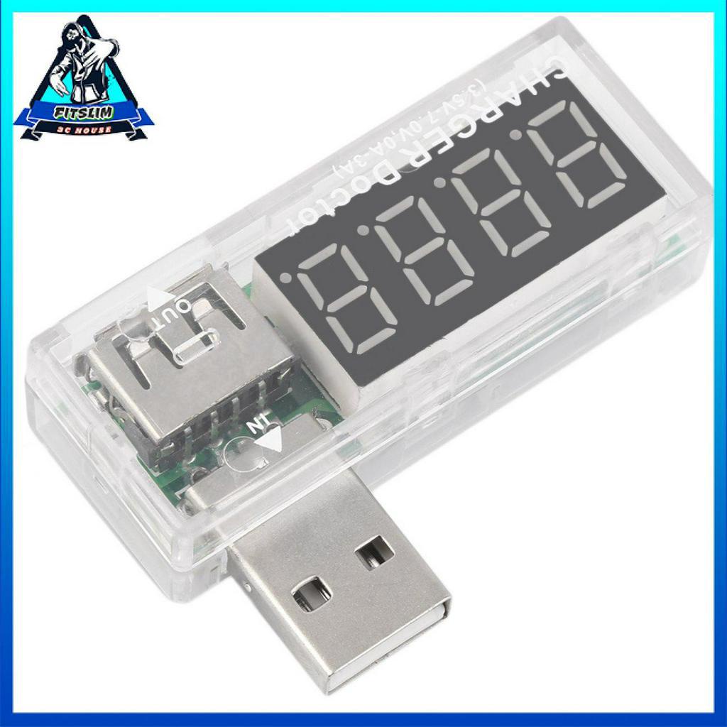 Bộ sạc USB Bác sĩ pin di động Máy kiểm tra nguồn điện Máy đo điện áp hiện tại