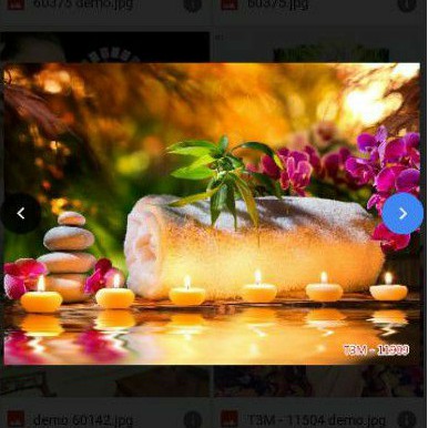 tranh dán tường 3D trang trí Spa