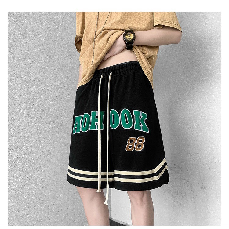 Quần Short Lửng AOH 88 Phong Cách Thể Thao, Cotton Mịn Siêu Thoáng Trẻ Trung Năng Động