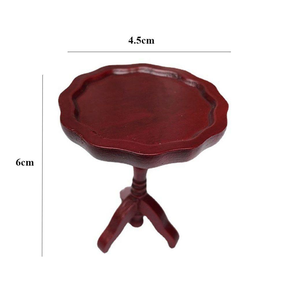 Mô Hình Bàn Cà Phê LAYOR1 Mini DIY Trang Trí Nhà Búp Bê