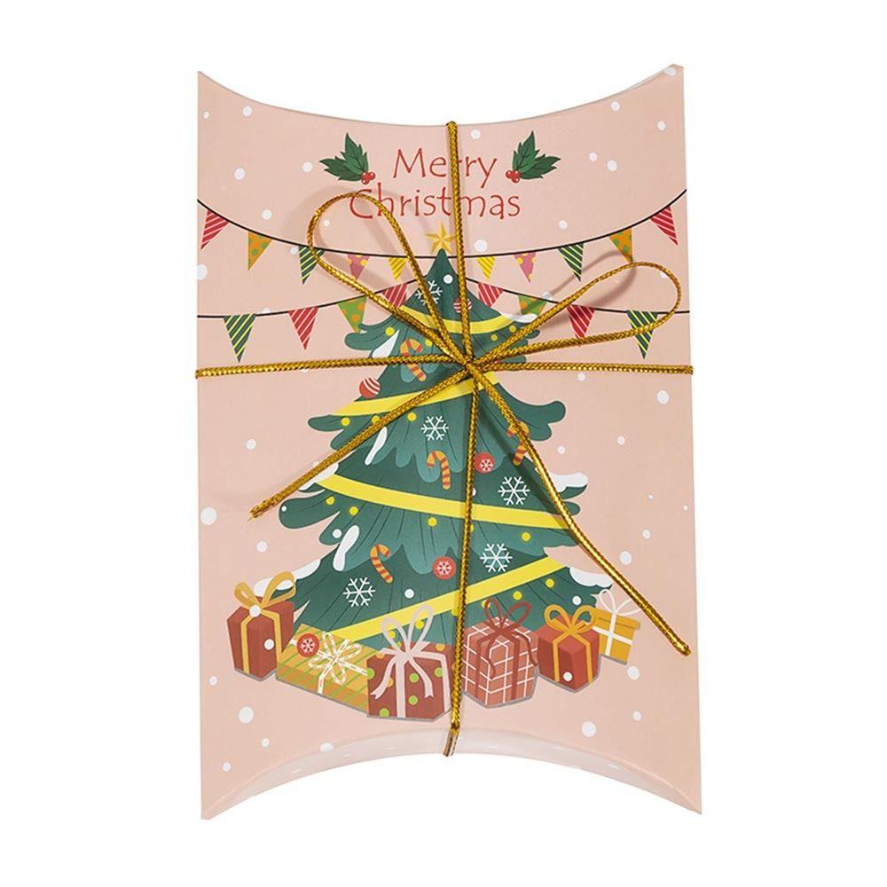 CONOPERY Bộ 10 Hộp Quà Giáng Sinh Trang Trí In Chữ Merry Christmas