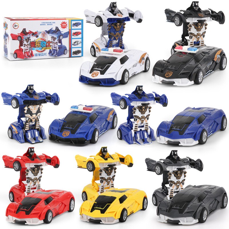ô tô robot biến hình song quán trính cho bé trai