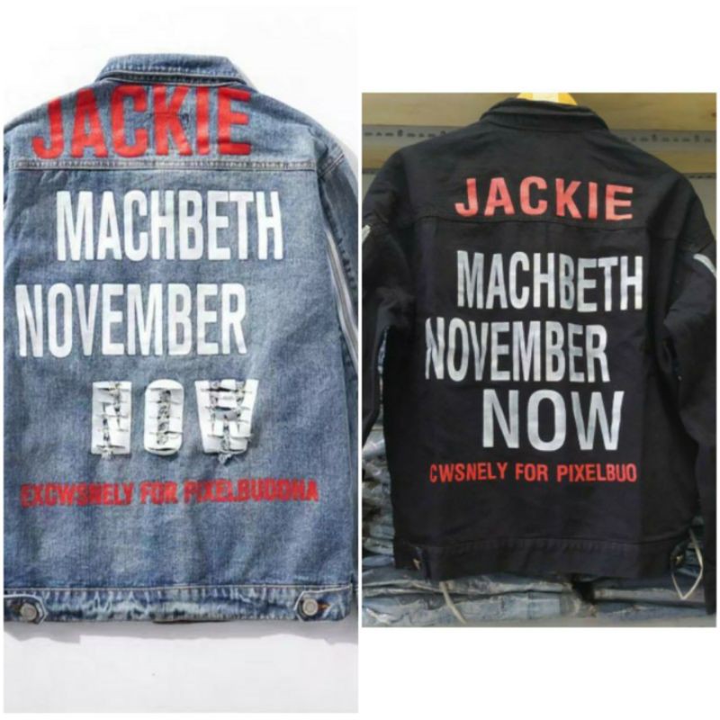 Áo khoác jeans jackie nam nữ