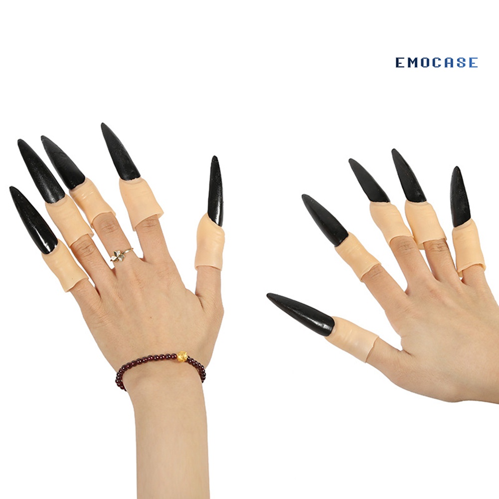 Set 10 Móng Tay Giả Hóa Trang Halloween