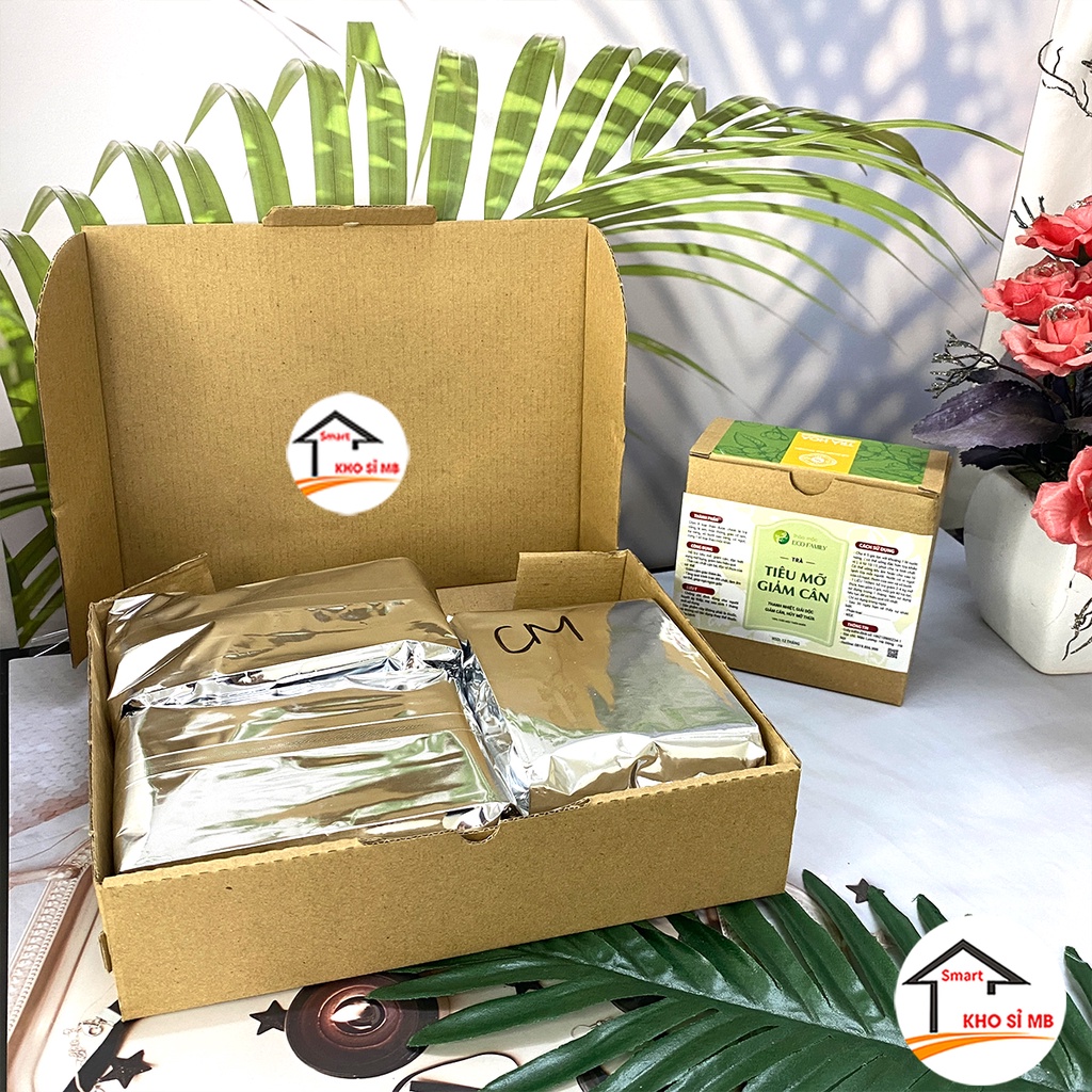 trà giảm cân thảo mộc ECO FAMILY, trà thảo mộc hỗ trợ tiêu mỡ, giảm cân, đốt cháy mỡ thừa, an toàn cho sức khỏe