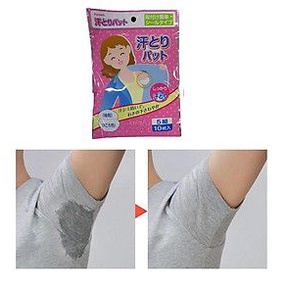 Combo Bộ 10 miếng thấm hút mồ hôi nách và Set 250 tờ giấy thấm dầu Nội địa Nhật Bản
