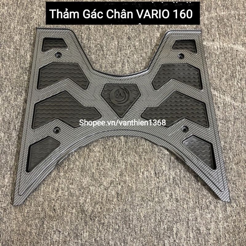 Thảm Gác Chân VARIO 160 2022 Carbon Chính Hãng Artistar